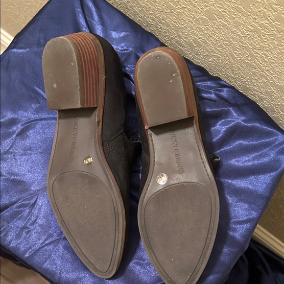 Lucky Brand Women’s Black Leather Loafers. Size 8.5  Slight normal wear. - Picture 3 of 9